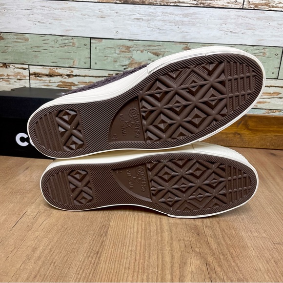 Converse Chuck Taylor All Star Platform Low Cozy Sherpa Purple Ore Size 8.5 - Picture 11 of 14